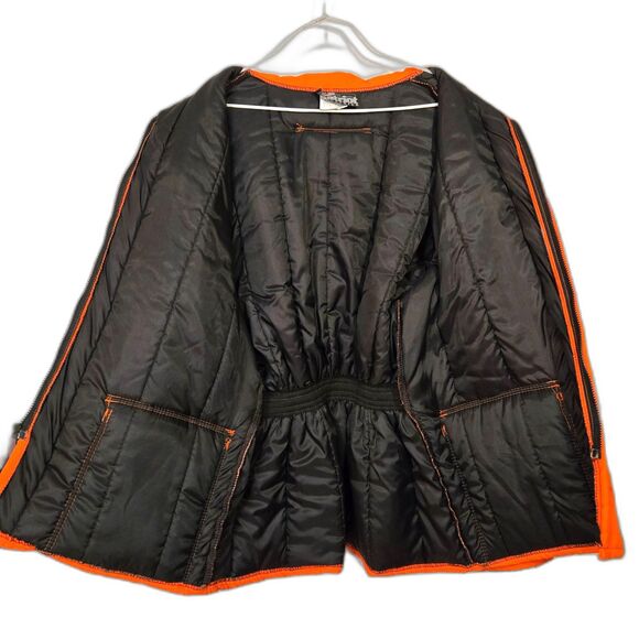 Vtg Blaze Orange Hunting Coat XXL - Picture 2 of 7